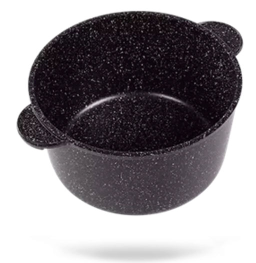 Кастрюля 4 литра, черная - Ярославна фото 2