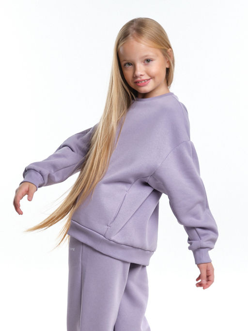 Костюм спортивный для девочки теплая школьная форма с начесом 22-7318 черный - Mini maxi фото 10