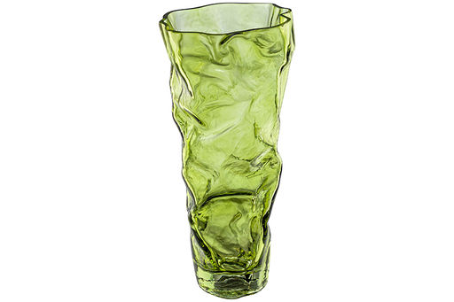 Ваза 16*16*32 см 2,5 л, зеленый, стекло