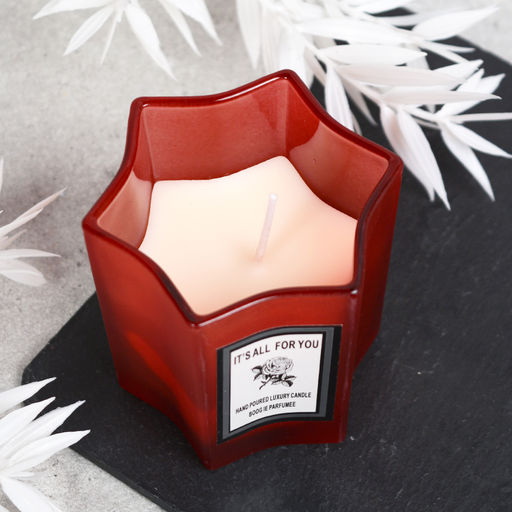 Свеча ароматическая в подсвечнике 7х7 см / B712 /уп 96/ - ГалеонТрейд фото 10