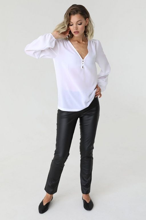 Блузка с глубоким вырезом - Looklikecat фото 4