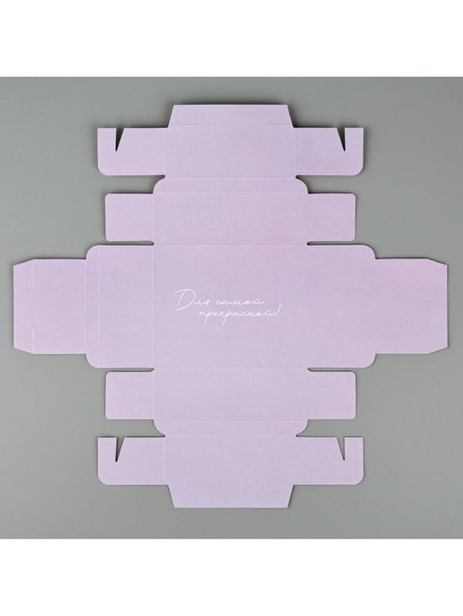 Цена за 5 шт. Коробка складная с пластиковой крышкой «Цветочные грёзы», 11.5 х 9 х 4 см