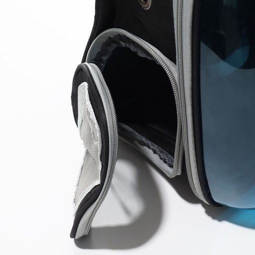 Рюкзак для переноски животных, прозрачный, 33 х 25 х 41 см - Пижон фото 13