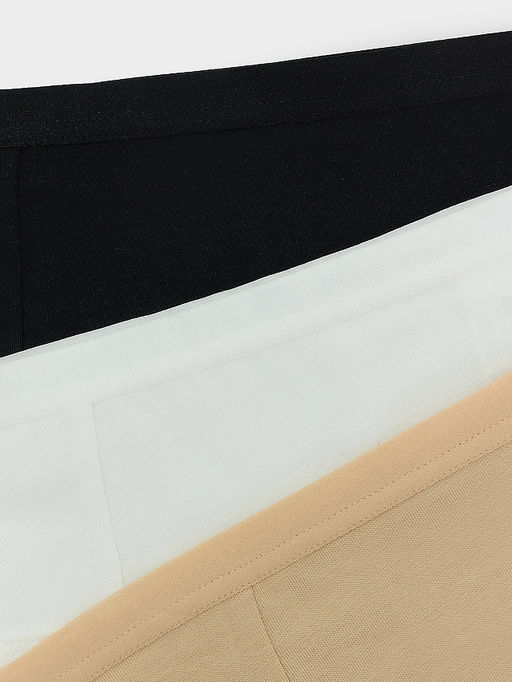 Трусики слипы Mark Formelle бежевый хлопок с эластаном набор 3 шт  фото 10