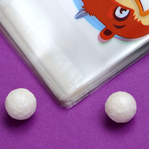 Цена за 100 шт. Пакет БОПП с липкой лентой, "Праздничное ассорти", 10*10+3см