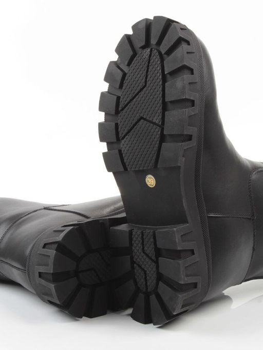 04-PAT148-1Z BLACK Ботинки зимние женские (натуральная кожа, 100% шерсть)