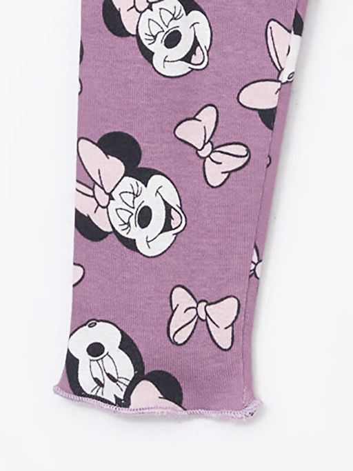 Beli Lastikli Minnie Mouse Bask?l? K?z Bebek Tayt