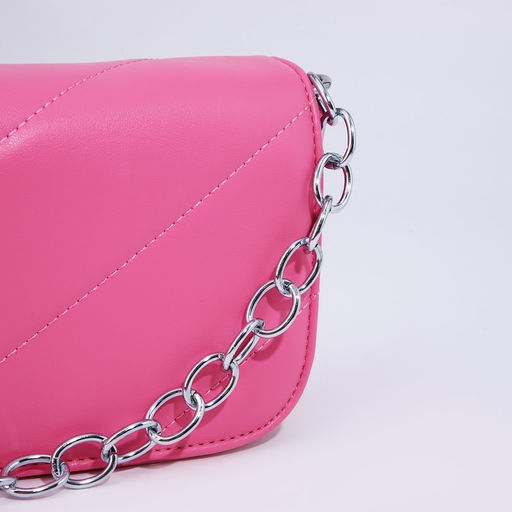 Сумка-мессенджер на магните, цвет розовый - Simaland фото 5