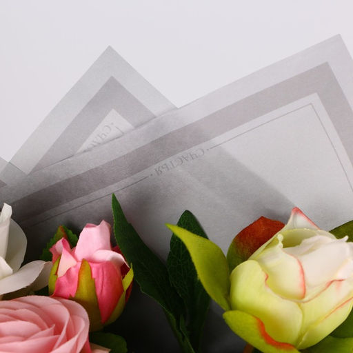 Цена за 10 шт. Пергамент для цветов Счастье, 50 70 см - Дарите счастье фото 5