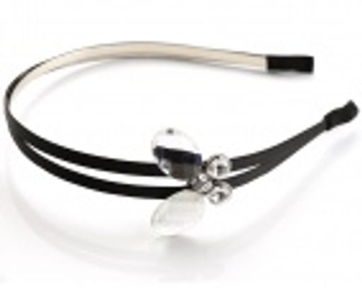 Ободок Бабочка PN0446 белый