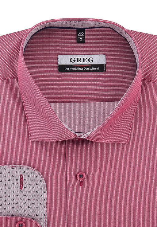 Сорочка мужская длинный рукав GREG 611/139/50013/Z/1p_GB