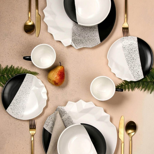 Тарелка плоская керамическая Снежные горы, d=27 см - Дорого внимание фото 9