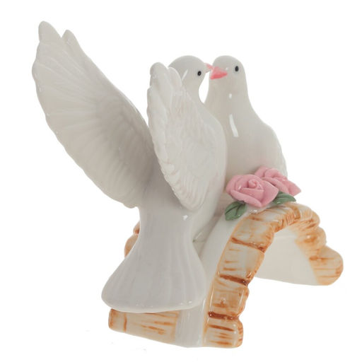Фигурка декоративная "Голуби", L12,5 W7 H9,5 см