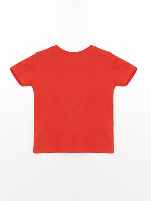 Bisiklet Yaka K?sa Kollu Bask?l? Erkek Bebek Ti??rt - Waikiki фото 2