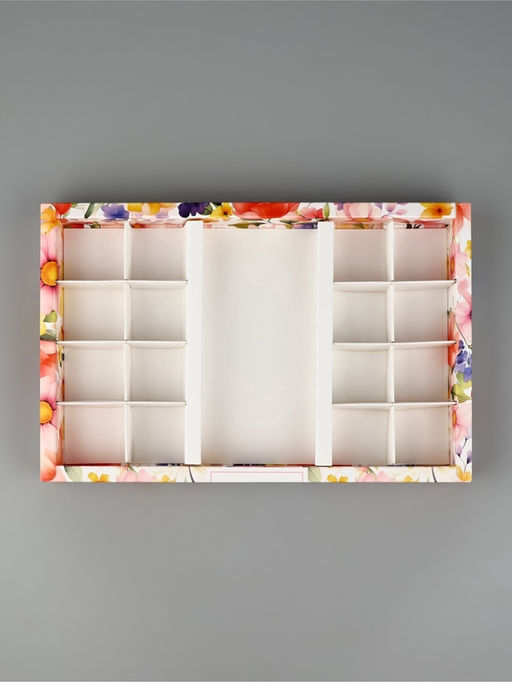 Цена за 5 шт. Коробка под 16 конфет и шоколад, кондитерская упаковка Счастья 28.5?18.5?3 см