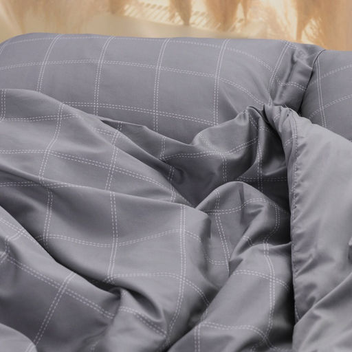 Постельное бельё Этель евро Cage: grey, 200х215 см, 215х240 см, 50х70+3 см-2 шт, мако-сатин, 114г/м2  фото 8