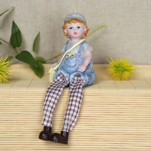 Фигурка Мальчик/Девочка висячие ножки 2 штуки набор / 2003 /уп 96/ - Галеонтрейд фото 3