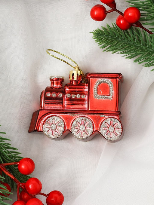 Ёлочные игрушки Зима в подарках, 60 шт., красный - Зимнее волшебство фото 9