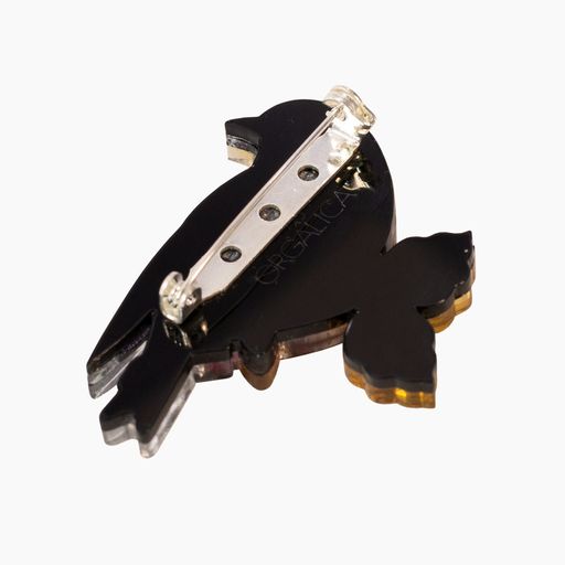 Брошь Розовый Робин - Orgalica фото 3