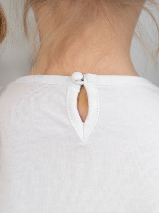 Блуза дев.арт.126/1-1,белая - Binita фото 8