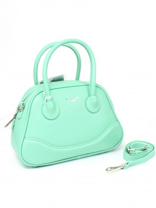 Сумка женская искусственная кожа DJ-CM 6966-AQUA GREEN, 1отд, плечевой ремень, зеленый SALE 261521 - Adelia фото 6