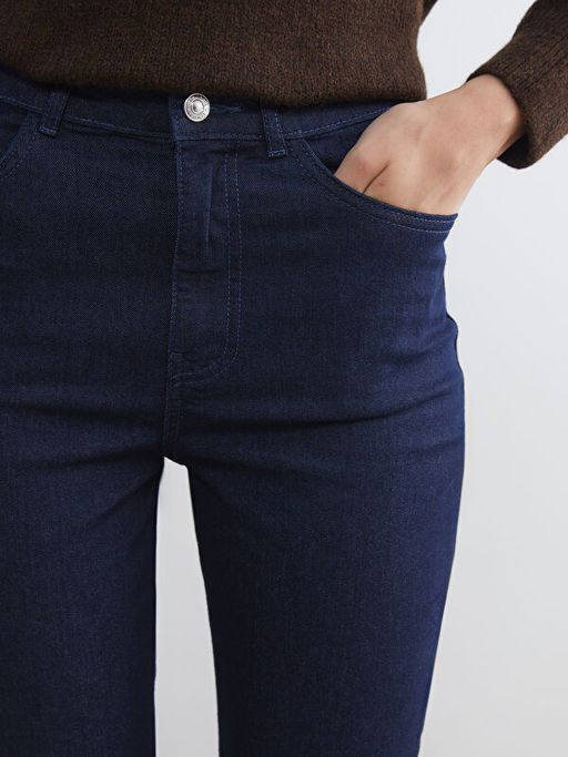 Slim Mom Kad?n Jean Pantolon