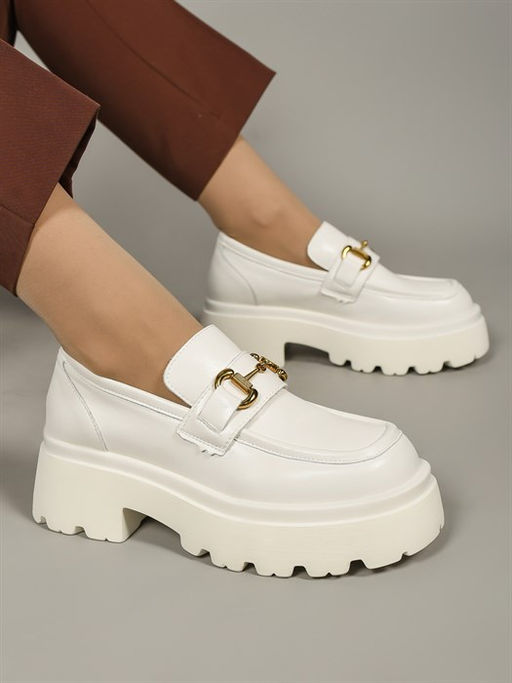 Лоферы женские/ Броги P-41MB White - Piniolo фото 2