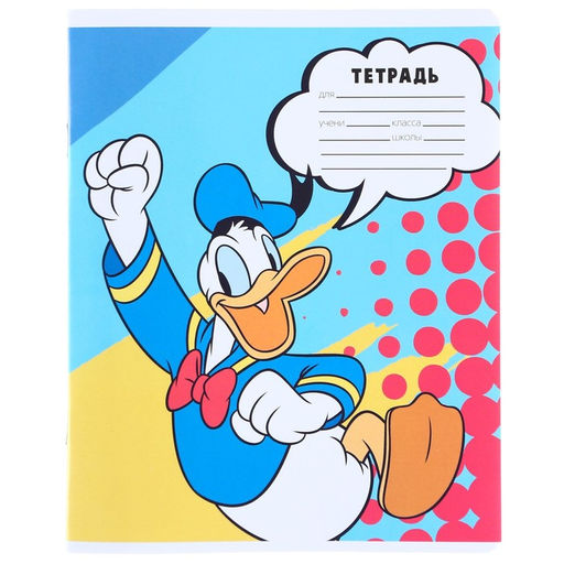 Цена за 10 шт. Тетрадь 24 листа, 5 видов МИКС, клетка, мелованная бумага, Минни Маус - Disney фото 11