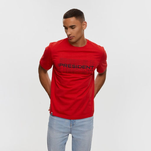 Футболка President, размер XL, цвет красный