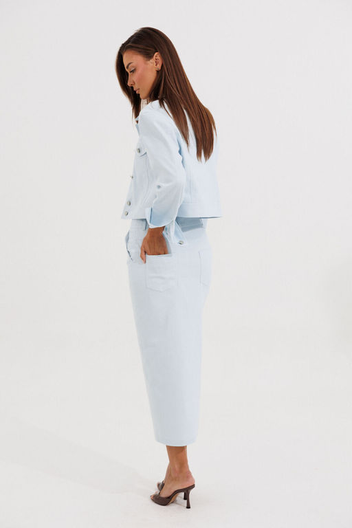 Юбка VN Fashion 1177 голубой