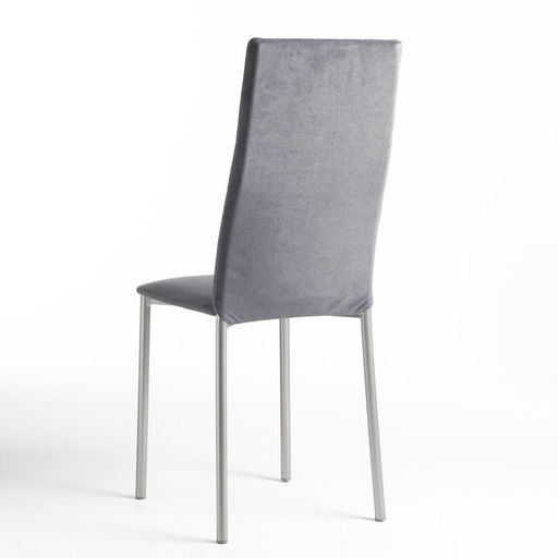 Стул для кухни «Клик Мебель. Венский 1», обивка велюр, цвет графит