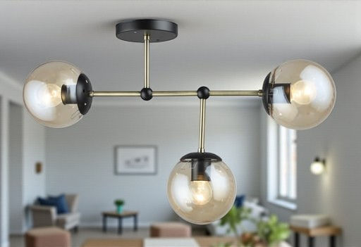 Люстра Лофт FS-001514-3BK