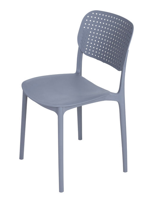 Стул пластиковый, графит