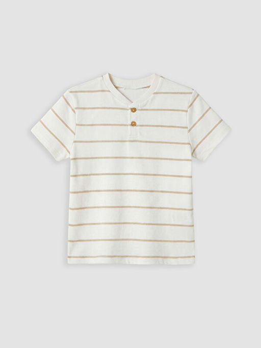 Erkek ?ocuk Henley Yaka Ti??rt