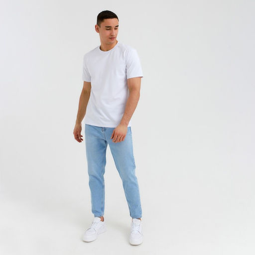 Футболка мужская MINAKU: Basic line MAN, размер 50, белая