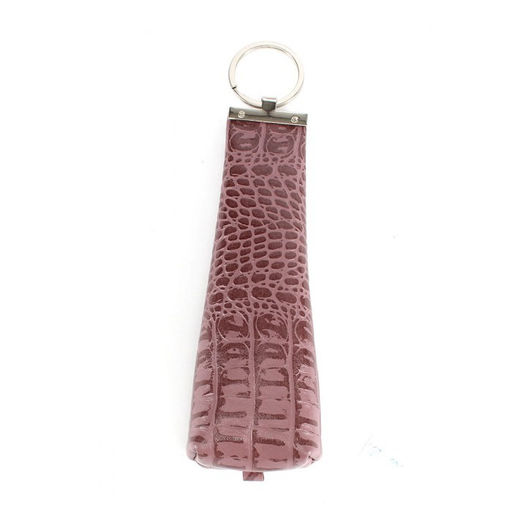 Футляр для ключей Croco-кл-503 (на молнии) натуральная кожа ирис кайман (252) 265438  фото 2