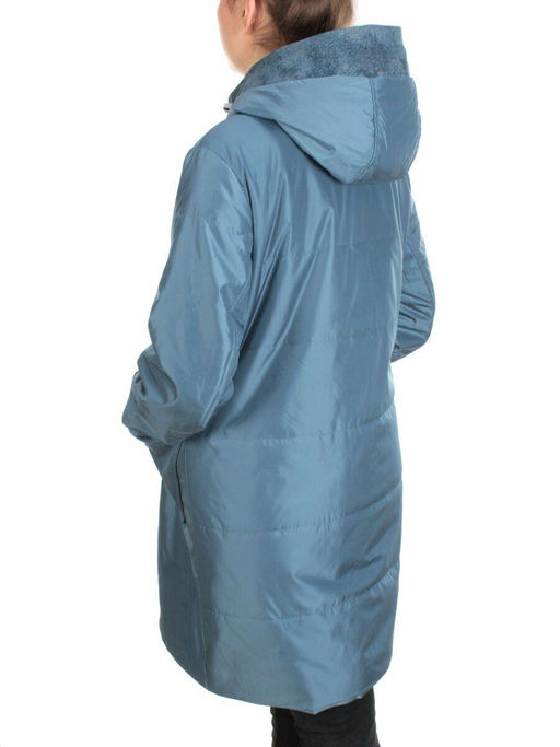 BM-15 GRAY/BLUE Куртка демисезонная женская (100 гр. синтепон) - Fashion фото 4