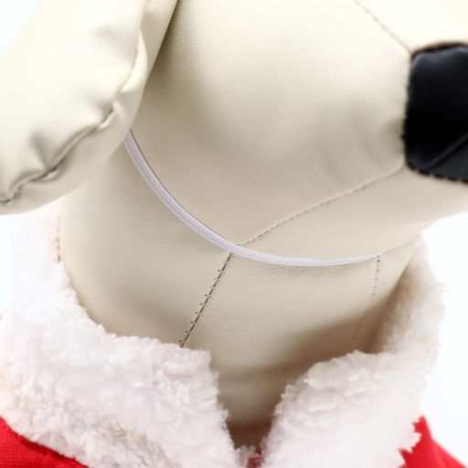 Новогодний костюм для собак Клаус, размер M (ДС 30, ОГ 40 см) - Пижон фото 6