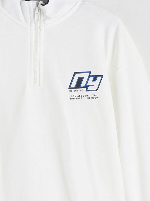 Dik Yaka Erkek ?ocuk Sweatshirt