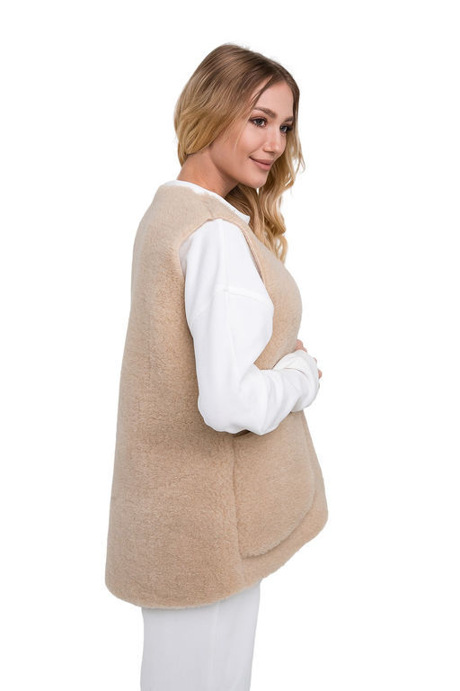 Жилет 3 в 1 (носи, как: домашний жилет / меховую подкладку / верхний слой одежды)