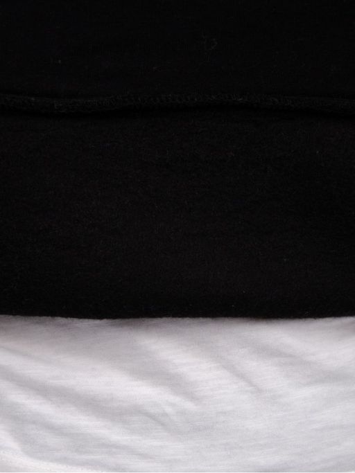 Свитшот СМ-3 черный, футер начес - Малина фото 6