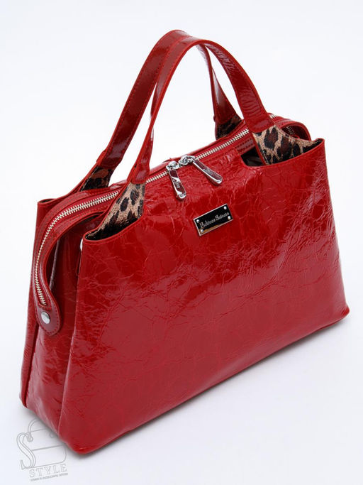 Сумка женская кожаная 9613-1S wine red Velina Fabbaino-Safenta в Новосибирске