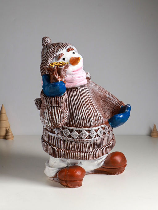 Подставка для бутылки «Снеговик», 40×28×19 см