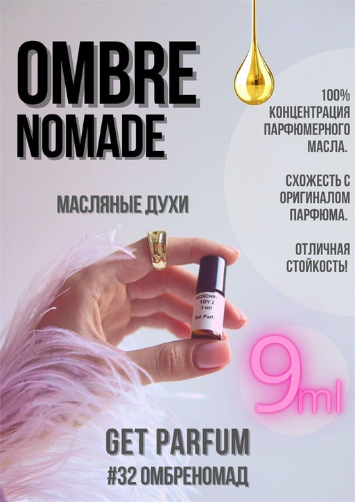 Масляные духи по мотивам аромата Ombre Nomade / Luois Vuiton - Get parfum фото 3