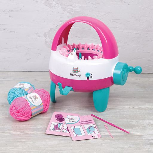 Hobbius MKC-01 Детская вязальная машинка 19 x 19 x 26 см 2-й сорт 01  фото 3