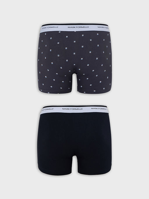 Трусы боксеры мужские серые в наборе, 2 шт