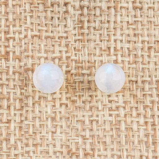 Пусеты с Лунным камнем