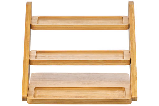 Подставка бамбуковая 3-х ярусная 26*21*13,5 см - Elan gallery фото 6