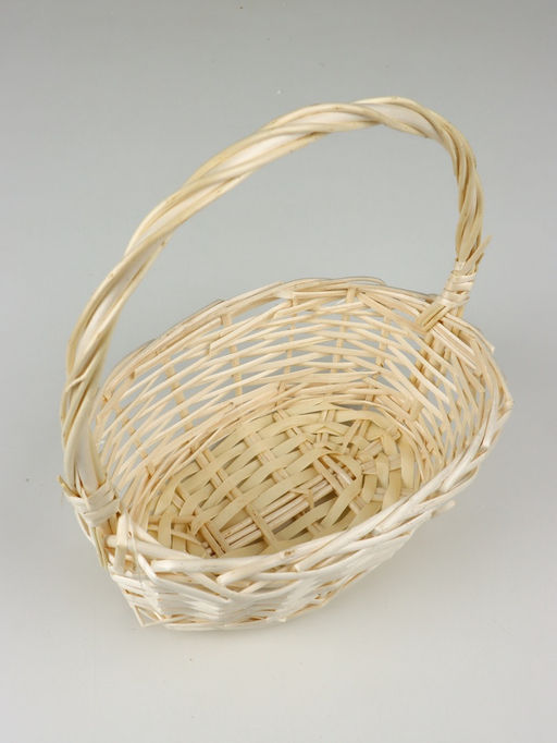 Корзина плетёная для хранения, ива, светлая, набор 3 шт.