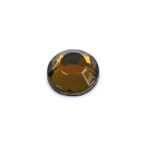 Страз клеевой Zlatka RS/144 SS06 1.9 - 2.1 мм акрил 1 x 144 шт в пакете с еврослотом 009 табачный (smoked topaz)
